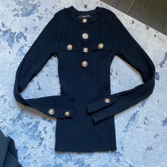 KAREN MILLEN Elegant Black sweater - Picture 2 of 5